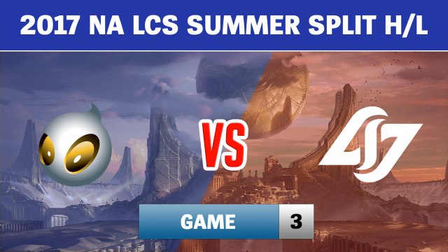 Highlights: DIG vs CLG Game 3 | Team Dignitas vs Counter Logic Gaming | 2017 NA LCS Summer - Third Place Match