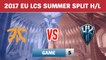 Highlights: FNC vs H2K Game 1 | Fnatic vs H2K | 2017 EU LCS Summer - Third Place Match