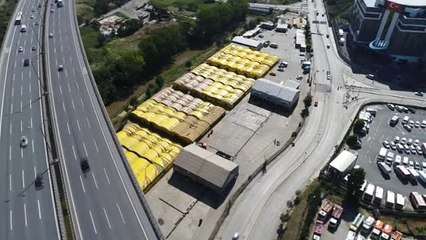 Boş Kalan Kurban Pazarı Havadan Görüntülendi