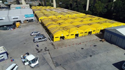 İstanbul'da Boşalan Kurbanlık Pazarı Havadan Görüntülendi