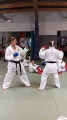 Alexandra Recchia et Tiffany Fanjat en démo