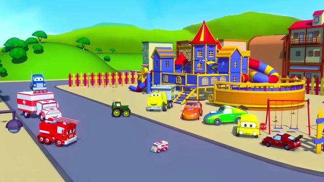 Carl the Super Truck in Saving Baby Cars in Car City _ Trucks Cartoon for kids ,animated cartoons Movies comedy action tv series 2018