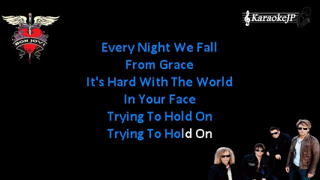 Bon Jovi - Keep The Faith (Karaoke)