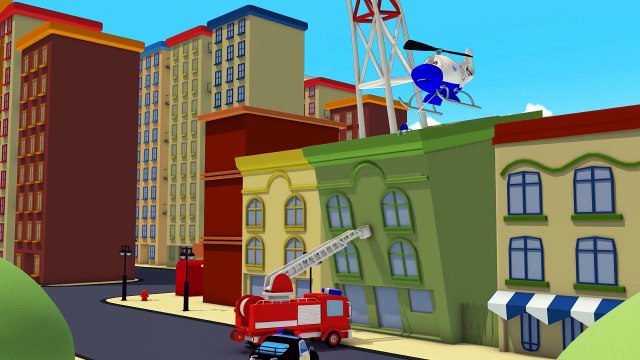 The Car Patrol Fire Truck and Police Car - The Race in Car City _ Cars & Trucks cartoon for children ,animated cartoons Movies comedy action tv series 2018