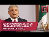 López Obrador respalda a Peña Nieto en su encuentro con Trump