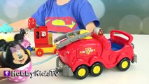 Construire autobus les couleurs souris école Entrainer Mickey explosion disney firetruck duplo hobbykidstv
