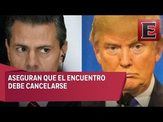 Diputados reaccionan ante encuentro de EPN y Trump
