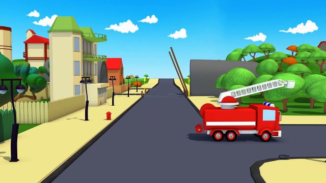 The Car Patrol - fire truck and police car in Baby Tom is in trouble in Car City _ Trucks cartoon ,animated cartoons Movies comedy action tv series 2018