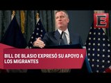Alcalde de Nueva York desafía las políticas migratorias de Trump