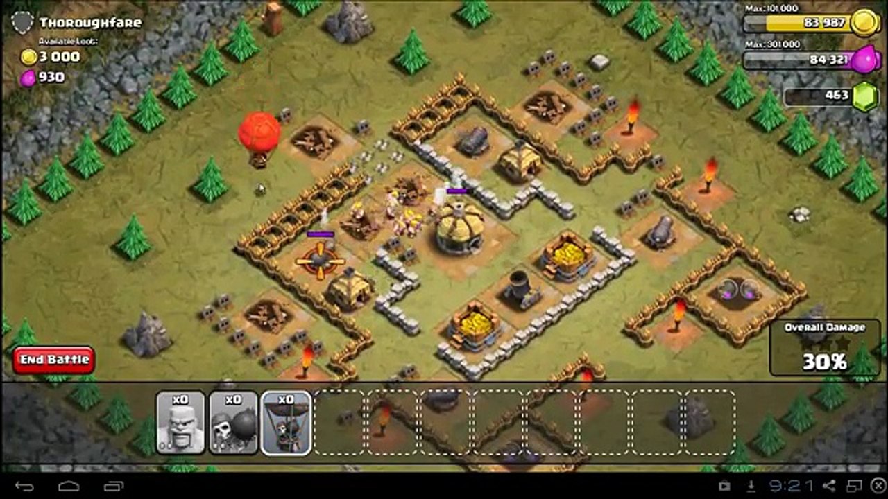 Choc salle de de étoiles ville vidéo procédure pas à pas Clans fikova 3 4