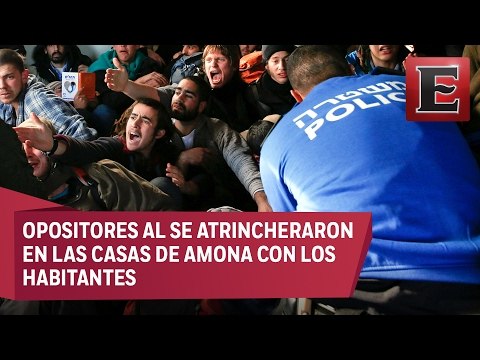 Israel inicia desalojo de colonos judíos en Cisjordania