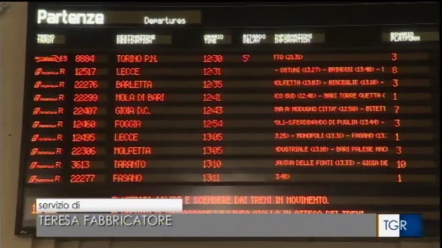Migrante aggredisce capotreno a Barletta, dipendenti: succede troppe volte e annunciano sciopero