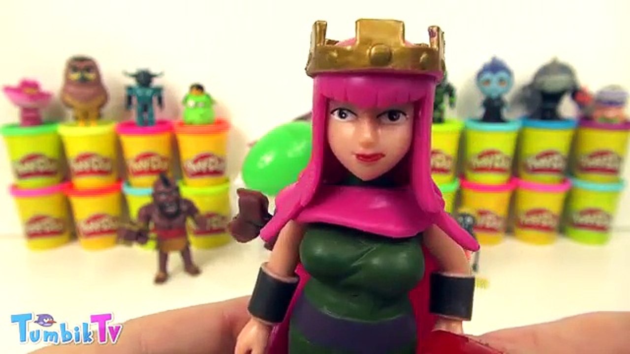 Clash of Clans Sürpriz Yumurta Oyun Hamuru - Minyonlar Çöps Çetesi Oyuncaklar