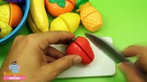 Et cuisine Coupe Coupe Plastique salade jouet en bois Fruits fruits de velcro fruit