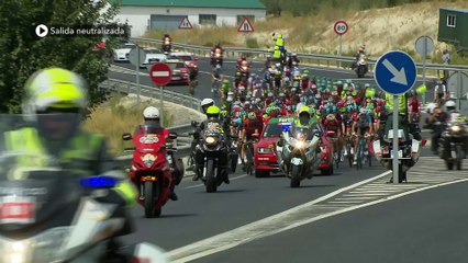 Fast start / Salida muy rapida - Etapa 15 / Stage 15 - La Vuelta 2017