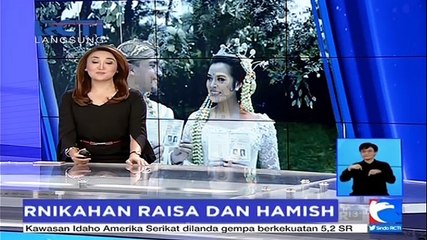Begini Meriahnya Pernikahan Raisa dan Hamish