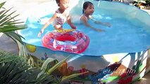 Fun swim together ❤ Happy Swimmer Kids Life Vest Swimming Pool Toy Set - Kids Toys @LifiaT