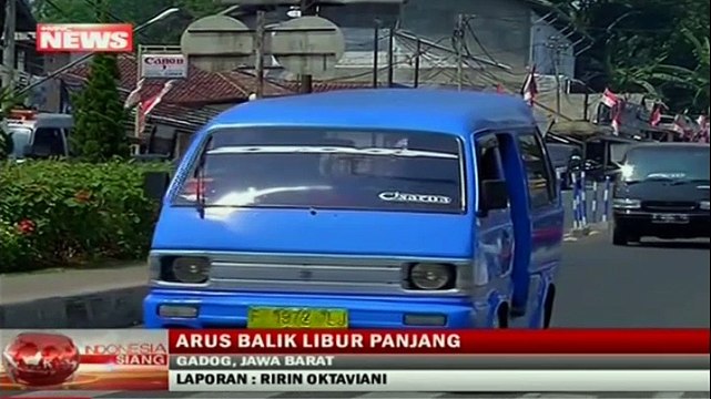 Laporan Arus Balik di Kawasan Puncak Bogor