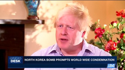 i24NEWS DESK | North Korea bomb prompts world wide condemnation | Sunday, September 3rd 2017