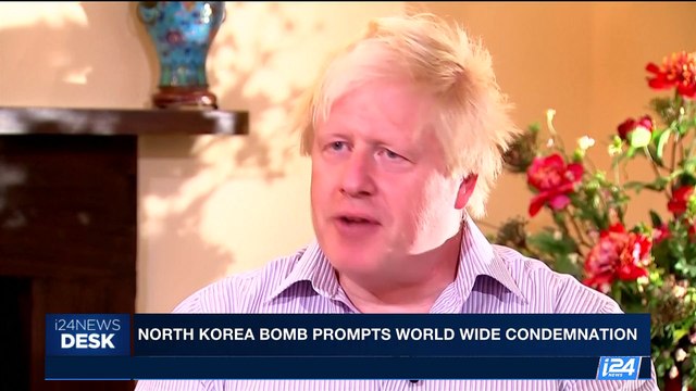 i24NEWS DESK | North Korea bomb prompts world wide condemnation | Sunday, September 3rd 2017