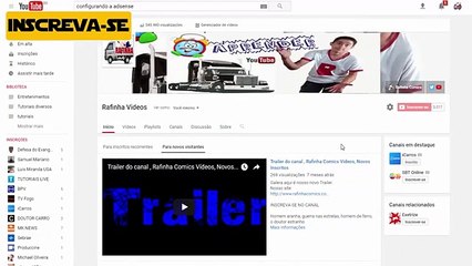 Configurando conta Adsense aula #2 banco Rendimento