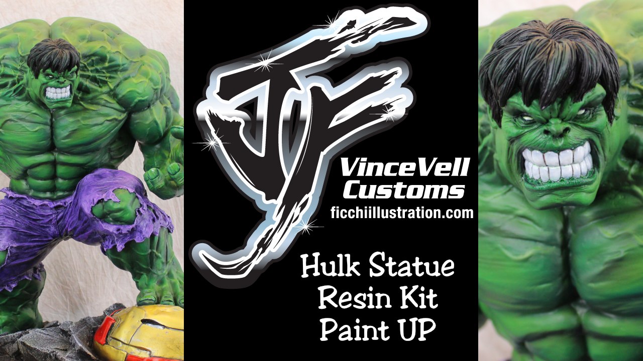 Hulk Statue Resin Kit Paint Up
