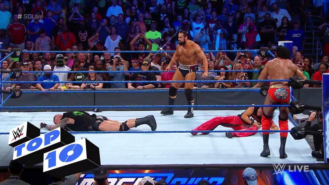 Top 10 SmackDown LIVE moments- WWE Top 10, August 29, 2017