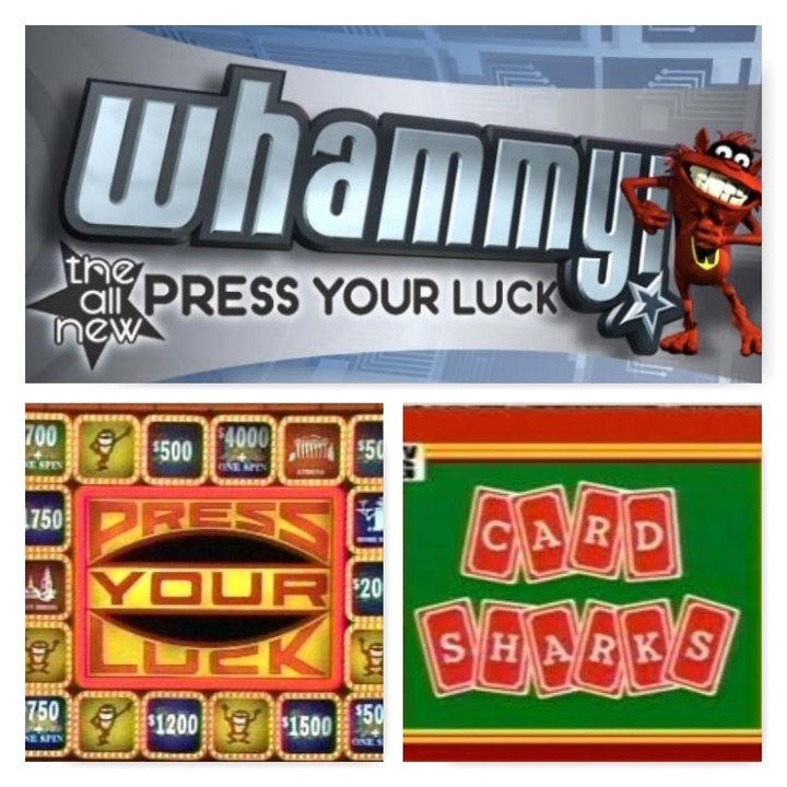 Press Your Luck, Whammy!, Card Sharks and Classic Concentration big clip
