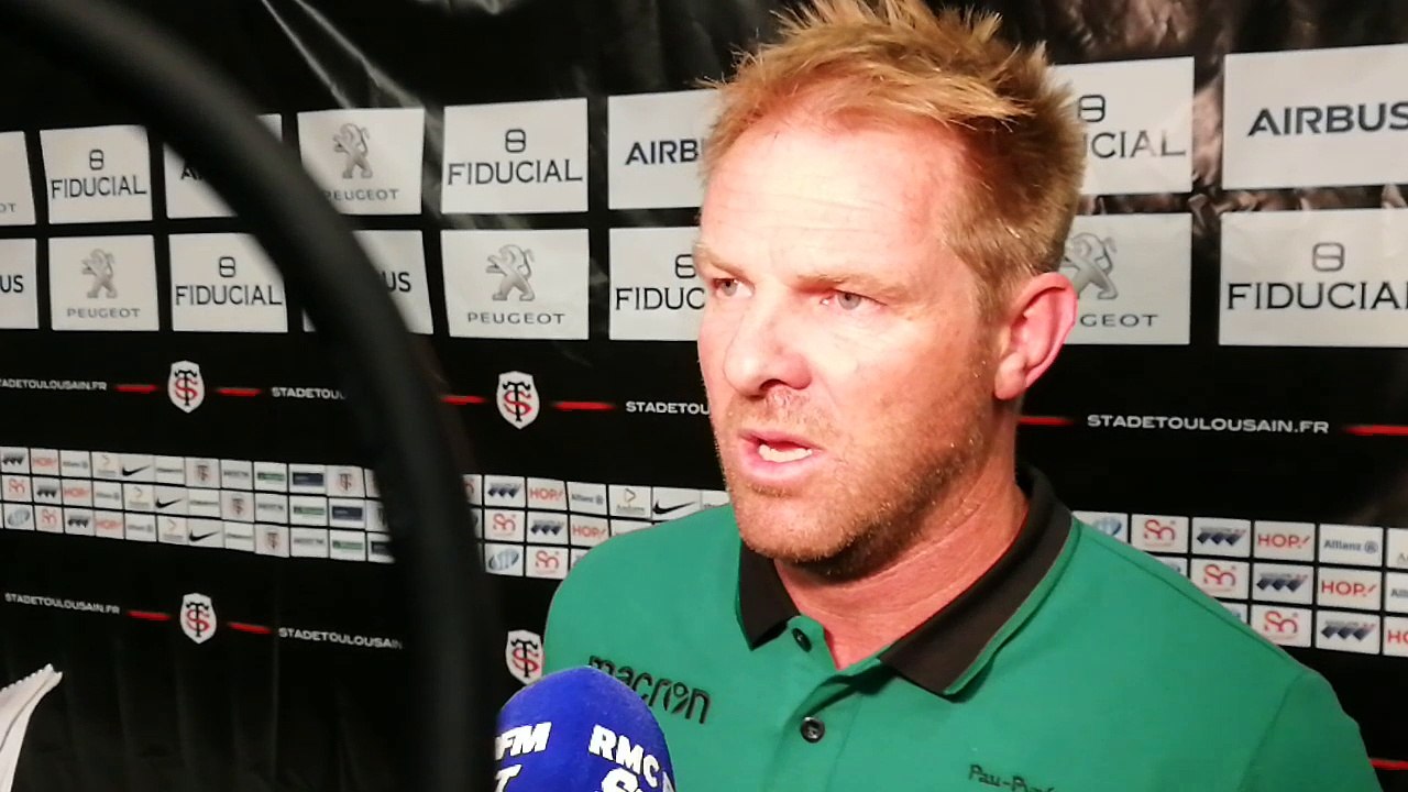 La réaction de Simon Mannix après Stade Toulousain - Section Paloise (23-19)