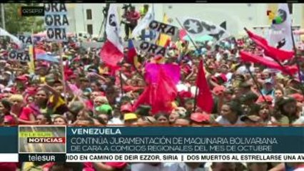 Venezuela: PSUV juramenta al comando político de campaña