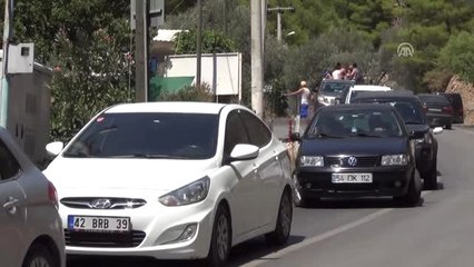 Saklıkent Kanyonu'nda Bayram Yoğunluğu