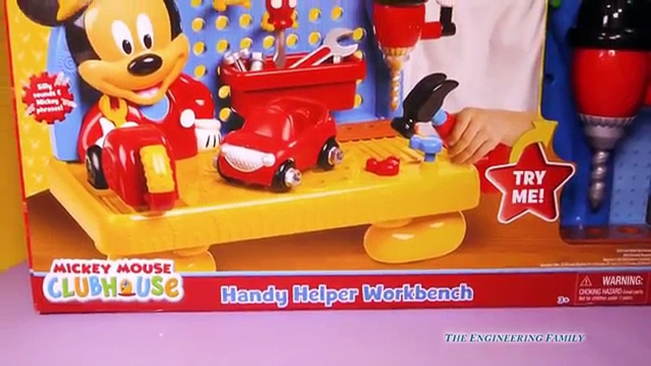 Biscuit pratique auxiliaire monstre souris outils Table de travail Mickey clubhouse disney junior playdoh
