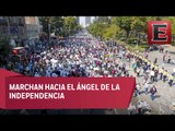 Arranca mega marcha contra Trump en la CDMX