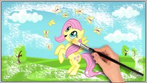 My Little Pony Coloring Book Pages Fluttershy MLP Video for Kids Art | Toy Caboodle
