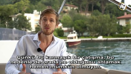 Luca Steinmann Suriye’den gelen Filistinli mülteciler hakkında konuşuyor