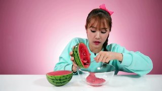 수박바 젤리로 만드는 리얼 수박젤리 만들기 놀이 Watermelon jelly 지니