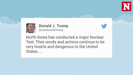 North Korea Only "Understands One Thing", Trump Tweets After Nuclear Test