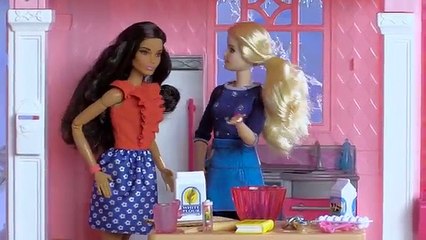 Its a Sweet Treat to Bake Holiday Cookies with Barbie | Barbie
