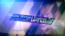 Arabe œil inspiré maquillage tutoriel ailé Double eye-liner |