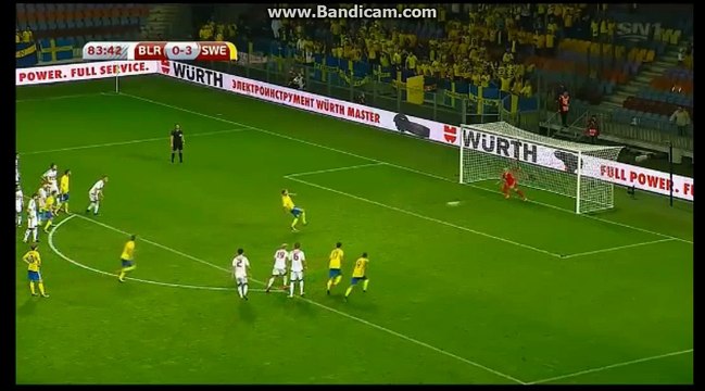 Penalty A.Granqvist Goal Belarus 0 - 4 Sweden 03.09.2017 HD