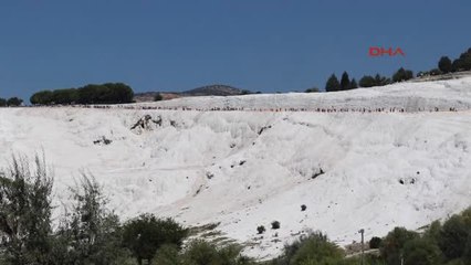 Denizli Pamukkale'de Beyaz Bayram