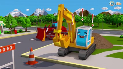 Arca do TESOURO: Aprendem as formas com Caminhão o Escavadora | Desenho Animado Educativo