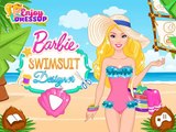 игра мультик шьем купальник для барби обзор игры для детей Barbie Girl