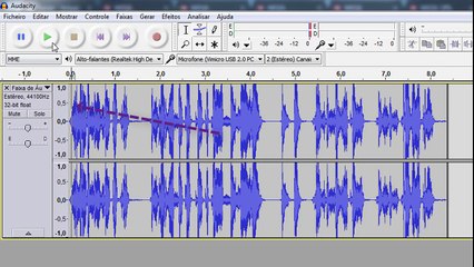 Como Engrossar ou afinar sua Voz programa audacity