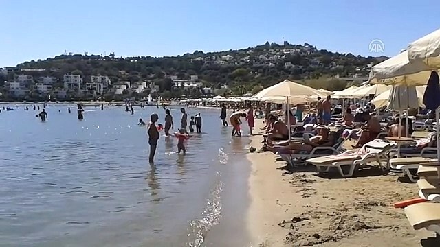 Bodrum Sahillerinde Bayram Tatili Yoğunluğu