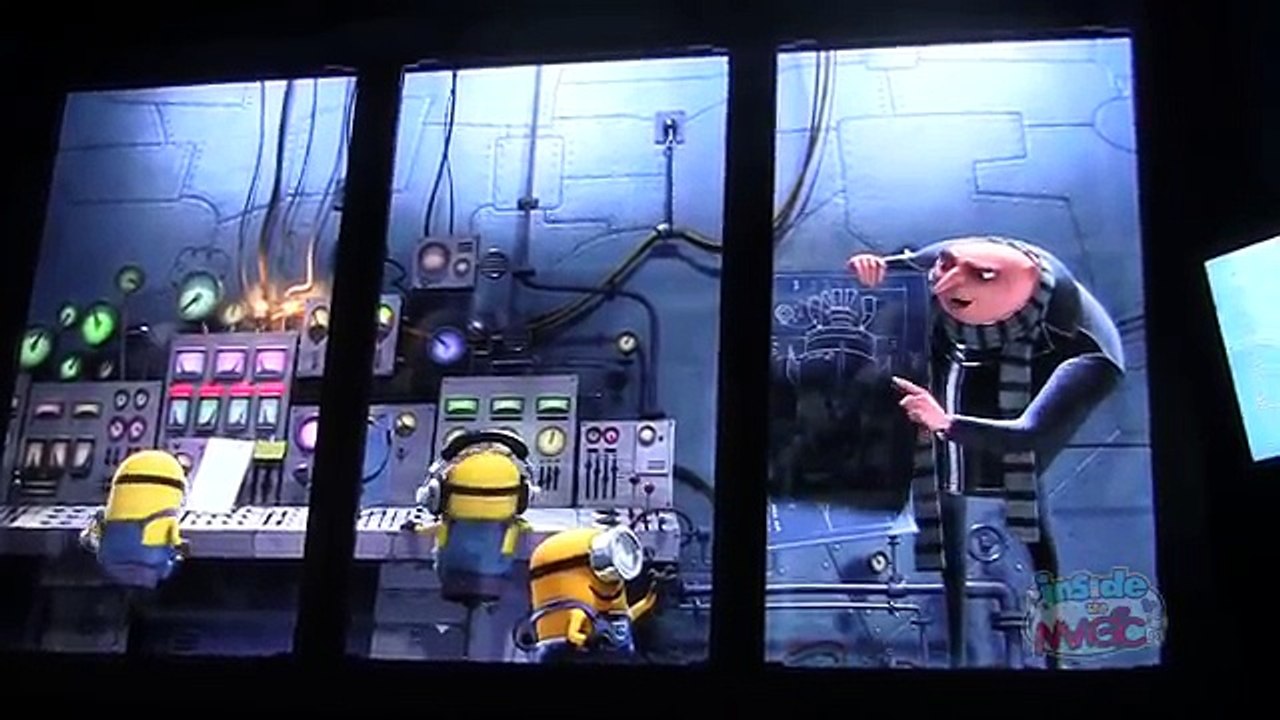 Despicable Me Minion Mayhem Ride at Universal Orlando - Queue, pre-show, After Dance Party