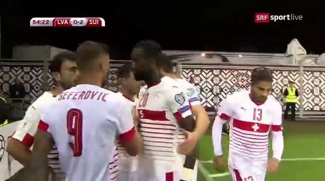Blerim Dzemaili Goal HD - Latvia	0-2	Switzerland 03.09.2017