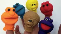 Galleta galleta mano cómo hacer monstruo jugar plastilina marionetas sésamo calle para Doh elmo ernie