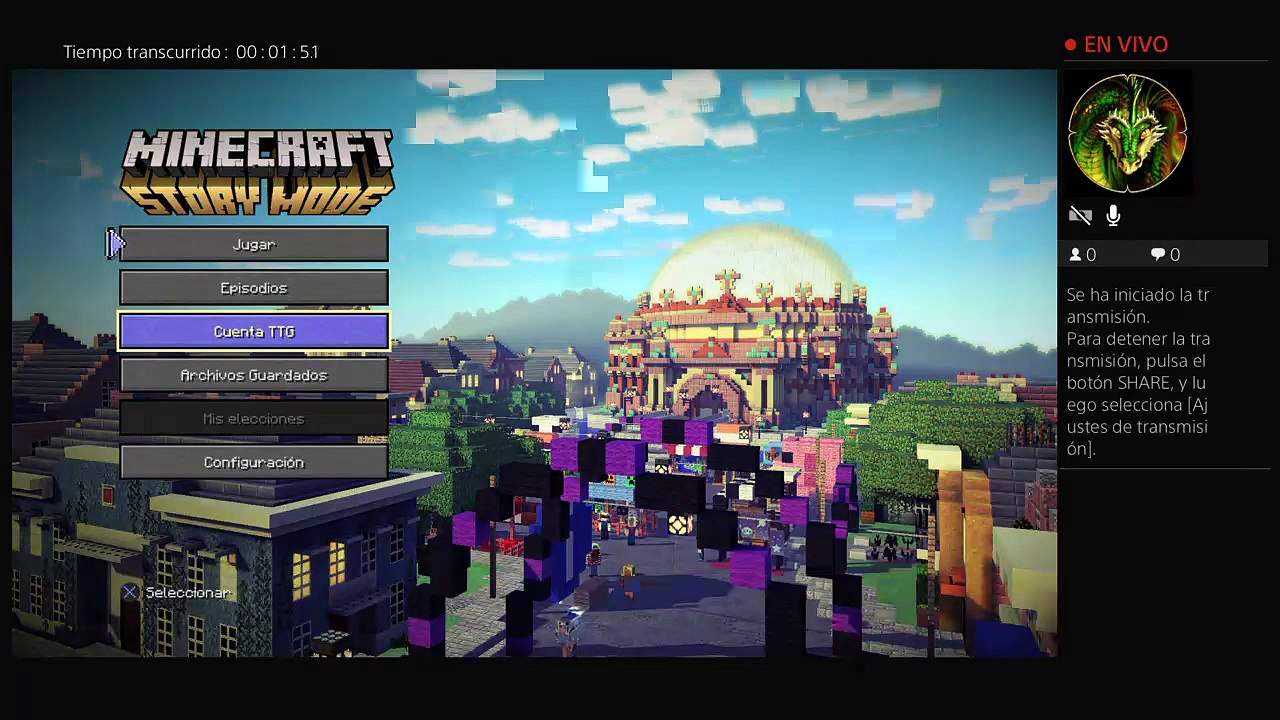 Minecraf story mode ep1
