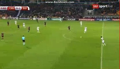 Blerim Dzemaili Goal HD - Latvia 0-2 Switzerland 03.09.2017